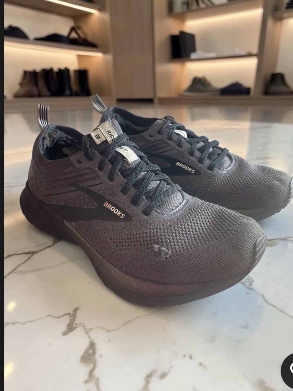 Brooks Ricochet 3 Women’s Size 8 Running Shoes Gray - Picture 1 of 6